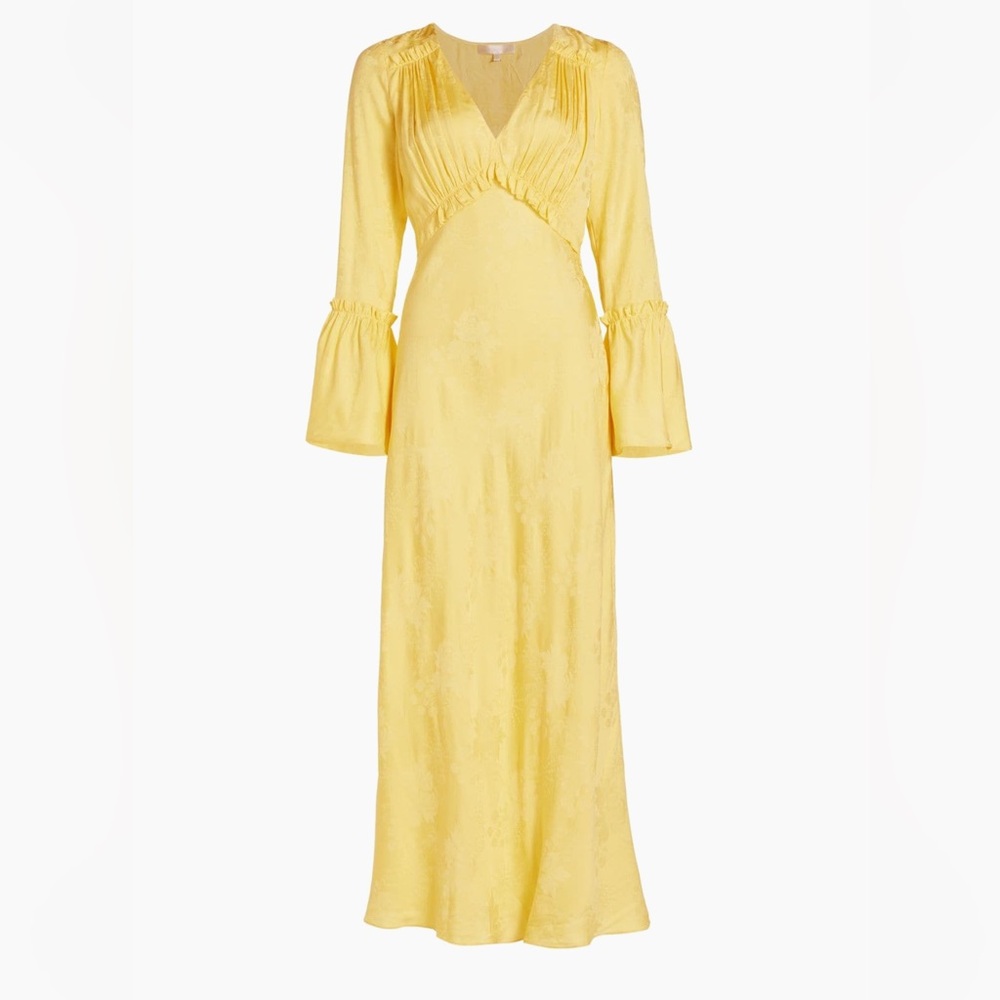 LoveShackFancy Katina Silk Jacquard Dress